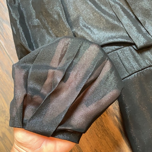 Ana Capri Black Gold Shimmer Dress - Picture 8 of 14